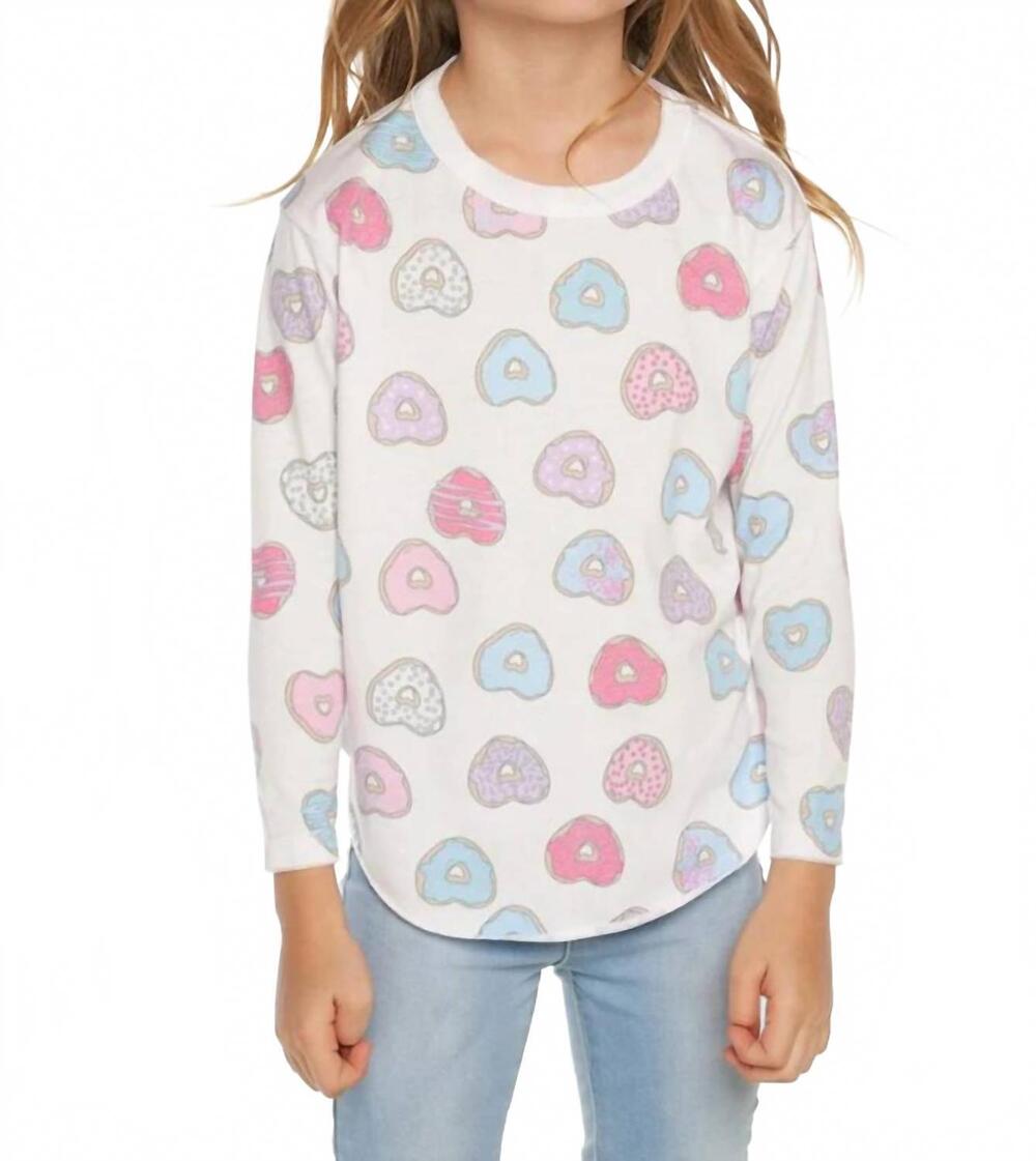 NEW CHASER donut hearts tee in fun print